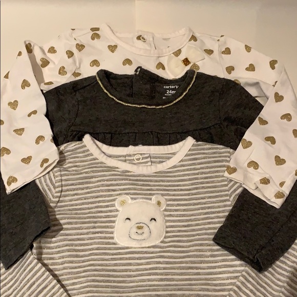 Carter’s 24m onesie bundle with long sleeves - Picture 2 of 5